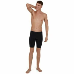 Speedo - Boomstar Splice Jammer - Black/Grey -UK Swimsuit Sales 2024 speedo boomstar splice jammer black grey 5