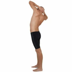 Speedo - Boomstar Splice Jammer - Black/Grey -UK Swimsuit Sales 2024 speedo boomstar splice jammer black grey 6