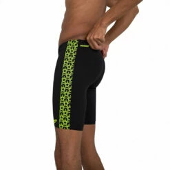 Speedo - Boomstar Splice Jammer - Black/Yellow -UK Swimsuit Sales 2024 speedo boomstar splice jammer black yellow 3