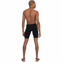 Speedo - Boomstar Splice Jammer - Black/Yellow -UK Swimsuit Sales 2024 speedo boomstar splice jammer black yellow 5