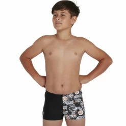 Speedo - Boy's Star Wars Aquashort - Black/White/Orange