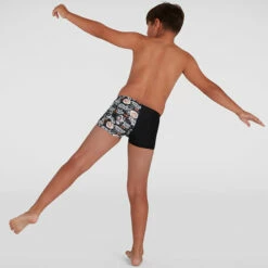 Speedo - Boy's Star Wars Aquashort - Black/White/Orange -UK Swimsuit Sales 2024 speedo boys star wars aquashort black white orange 3