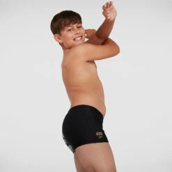 Speedo - Boy's Star Wars Aquashort - Black/White/Orange -UK Swimsuit Sales 2024 speedo boys star wars aquashort black white orange 7