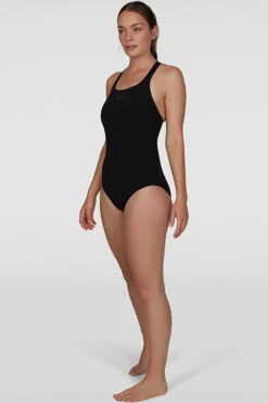 Speedo - Essential Endurance Plus Kickback Swimsuit - Black -UK Swimsuit Sales 2024 speedo essential endurance plus kickback swimsuit black 10