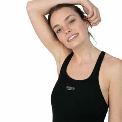 Speedo - Essential Endurance Plus Kickback Swimsuit - Black -UK Swimsuit Sales 2024 speedo essential endurance plus kickback swimsuit black 3