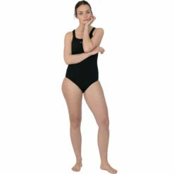 Speedo - Essential Endurance Plus Kickback Swimsuit - Black -UK Swimsuit Sales 2024 speedo essential endurance plus kickback swimsuit black 6