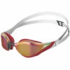 Speedo - Fastskin Pure Focus Mirror Goggle - White/Red -UK Swimsuit Sales 2024 speedo fastskin pure focus mirror goggle white red 1