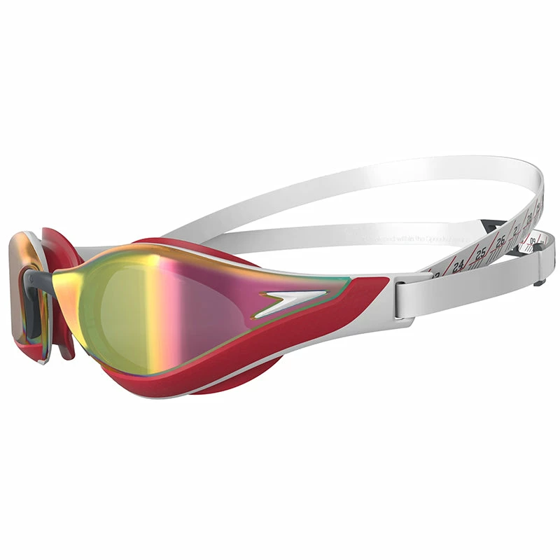 Speedo - Fastskin Pure Focus Mirror Goggle - White/Red 4 Speedo - Fastskin Pure Focus Mirror Goggle - White/Red - Image 2