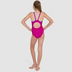 Speedo - Girl's Boom Placement Thinstrap Swimsuit - Purple/Blue -UK Swimsuit Sales 2024 speedo girls boom placement thinstrap swimsuit purple blue 3