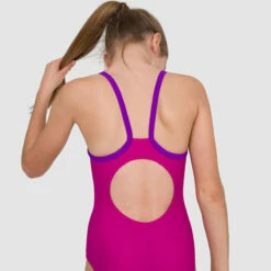 Speedo - Girl's Boom Placement Thinstrap Swimsuit - Purple/Blue -UK Swimsuit Sales 2024 speedo girls boom placement thinstrap swimsuit purple blue 4