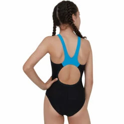 Speedo - Girl's Hexagonal Tech Muscleback Swimsuit - Black/Blue 10 Speedo - Girl's Hexagonal Tech Muscleback Swimsuit - Black/Blue -UK Swimsuit Sales 2024 speedo girls hexagonal tech muscleback swimsuit black blue 3