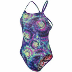 Speedo - Hippy Explosion Flip Reverse Swimsuit - Navy/Chroma Blue/Neon Orchid/Aquasplash -UK Swimsuit Sales 2024 speedo hippy explosion flip reverse swimsuit navy chroma blue neon orchid aquasplash 4