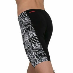 Speedo - Junior's Marvel Digital Panel Jammers - Black/White -UK Swimsuit Sales 2024 speedo juniors marvel digital panel jammers black white 6