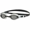 Speedo - Mariner Supreme Goggle - Grey/White/Black -UK Swimsuit Sales 2024 speedo mariner supreme goggle grey white black