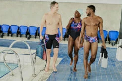 Speedo - Mens Allover Digital V-Cut Jammer - Black/Red -UK Swimsuit Sales 2024 speedo mens allover digital v cut jammer black red 10