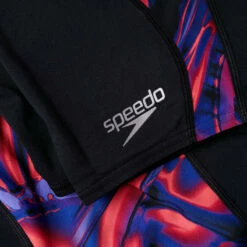 Speedo - Mens Allover Digital V-Cut Jammer - Black/Red -UK Swimsuit Sales 2024 speedo mens allover digital v cut jammer black red 8