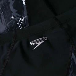 Speedo - Mens Eco Allover V-Cut Jammer - Black/Grey -UK Swimsuit Sales 2024 speedo mens eco allover v cut jammer black grey 11