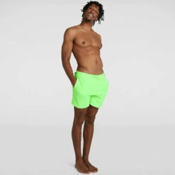 Speedo - Men's Essentials 16" Watershort - Lime Green -UK Swimsuit Sales 2024 speedo mens essentials 16 watershort lime green 4