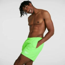 Speedo - Men's Essentials 16" Watershort - Lime Green -UK Swimsuit Sales 2024 speedo mens essentials 16 watershort lime green 6