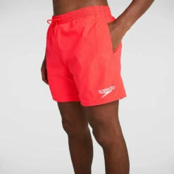 Speedo - Men's Essentials 16" Watershort - Orange -UK Swimsuit Sales 2024 speedo mens essentials 16 watershort orange 8