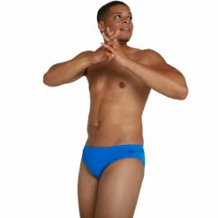 Speedo - Men's Essentials Endurance+ 7cm Brief - Blue
