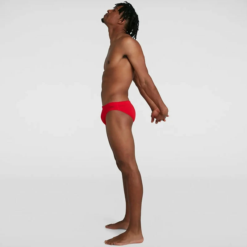Speedo - Men's Essentials Endurance+ 7cm Brief - Red 6 Speedo - Men's Essentials Endurance+ 7cm Brief - Red - Image 4