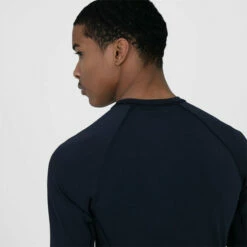 Speedo - Mens Short Sleeve Rash Top - Navy -UK Swimsuit Sales 2024 speedo mens short sleeve rash top navy 5