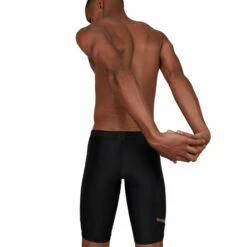 Speedo - Mesh Placement Jammer - Black/Grey -UK Swimsuit Sales 2024 speedo mesh placement jammer black grey 4