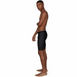 Speedo - Mesh Placement Jammer - Black/Grey -UK Swimsuit Sales 2024 speedo mesh placement jammer black grey 6