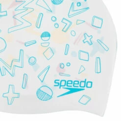 Speedo - Junior Reversible Silicone Cap Swim Hat - White/Yellow -UK Swimsuit Sales 2024 speedo reversible silicone cap swim hat white yellow 3