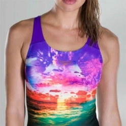 Speedo - Sun Bloom Placement Digital Powerback Swimsuit -UK Swimsuit Sales 2024 speedo sun bloom placement digital powerback swimsuit 5