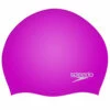 Speedo - Unisex Plain Moulded Silicone Cap -UK Swimsuit Sales 2024 speedo unisex plain moulded silicone cap pink 1
