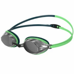 Speedo - Vengeance Mirror Goggle - Green/Silver -UK Swimsuit Sales 2024 speedo vengeance mirrored goggle green silver 2