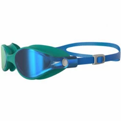 Speedo - Virtue Mirror Female Goggle - Green/Blue -UK Swimsuit Sales 2024 speedo virtue mirror female goggle green blue 2