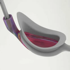 Speedo - Women's Virtue Mirror Goggles - White/Purple -UK Swimsuit Sales 2024 speedo womens virtue mirror goggles white gold 4