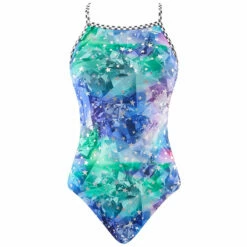 The Final Funnies - Shooting Star Foil Flutterback Girls Swimsuit -UK Swimsuit Sales 2024 the final funnies shooting star foil flutterback girls swimsuit 3