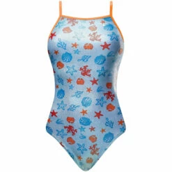 The Finals Funnies - Under The Sea Foil Flutterback Swimsuit -UK Swimsuit Sales 2024 the finals under the sea foil flutter back ladies one piece swimsuit 6