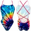 Turbo - Swirl - Sirene Pattern Ladies Swimsuit (Royal) -UK Swimsuit Sales 2024 turbo swirl sirene pattern ladies swimsuit royal 1