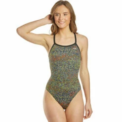 TYR - Atomic Diamondfit Ladies Swimsuit - Black/Multi