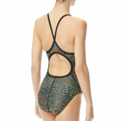 TYR - Atomic Diamondfit Ladies Swimsuit - Black/Multi -UK Swimsuit Sales 2024 tyr atomic diamondfit ladies swimsuit black multi 7