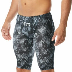 TYR - Avictor® Supernova Mens Jammer Swimsuit - Black/Grey