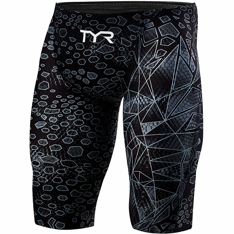 TYR - Avictor® Venom Mens Jammer Swimsuit - Black/Grey 5 TYR - Avictor® Venom Mens Jammer Swimsuit - Black/Grey - Image 3
