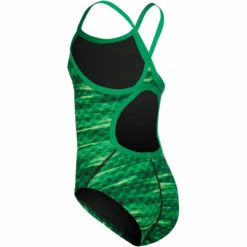 TYR - Castaway Diamondfit Ladies Swimsuit - Green -UK Swimsuit Sales 2024 tyr castaway diamondfit ladies swimsuit green 10