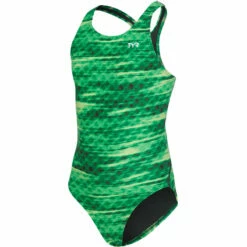 TYR - Castaway Maxfit Ladies Swimsuit - Green -UK Swimsuit Sales 2024 tyr castaway maxfit ladies swimsuit green 8