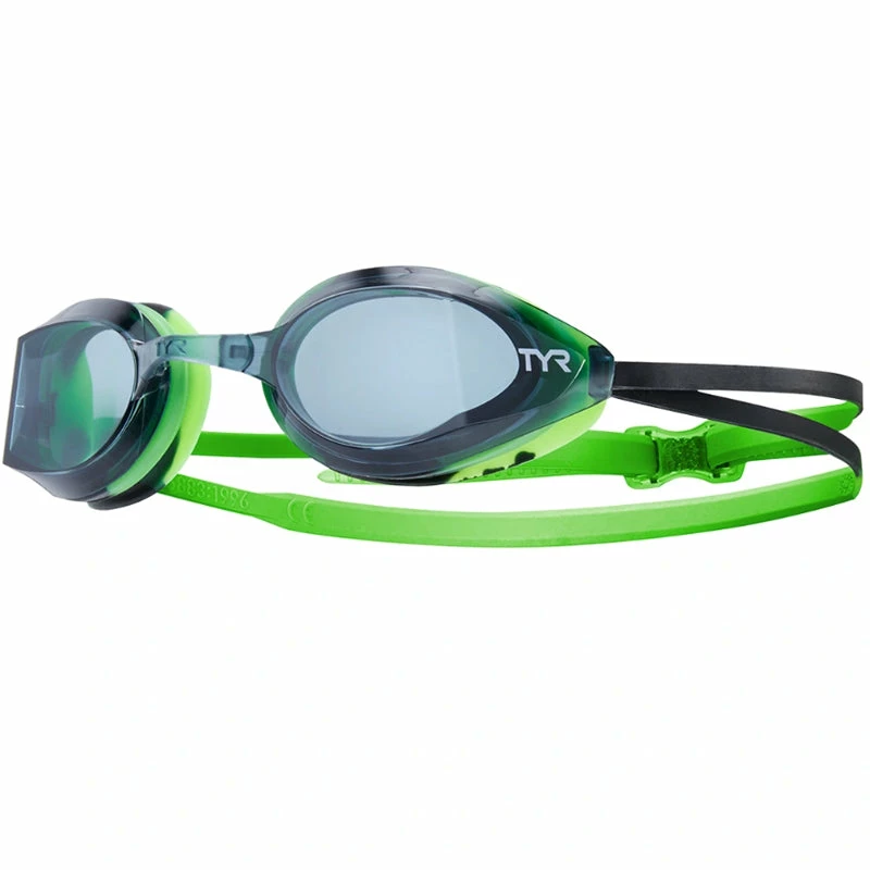 TYR - Edge-X Racing Adult Goggles - Black/Green 3 TYR - Edge-X Racing Adult Goggles - Black/Green