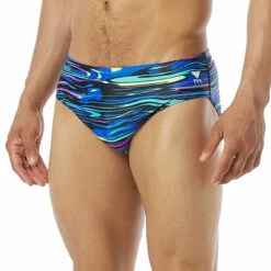 New Arrival -UK Swimsuit Sales 2024 tyr fresno racer mens 461 blue multi 2