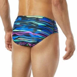 TYR - Mens Fresno Racer - Blue/Multi -UK Swimsuit Sales 2024 tyr fresno racer mens 461 blue multi 3