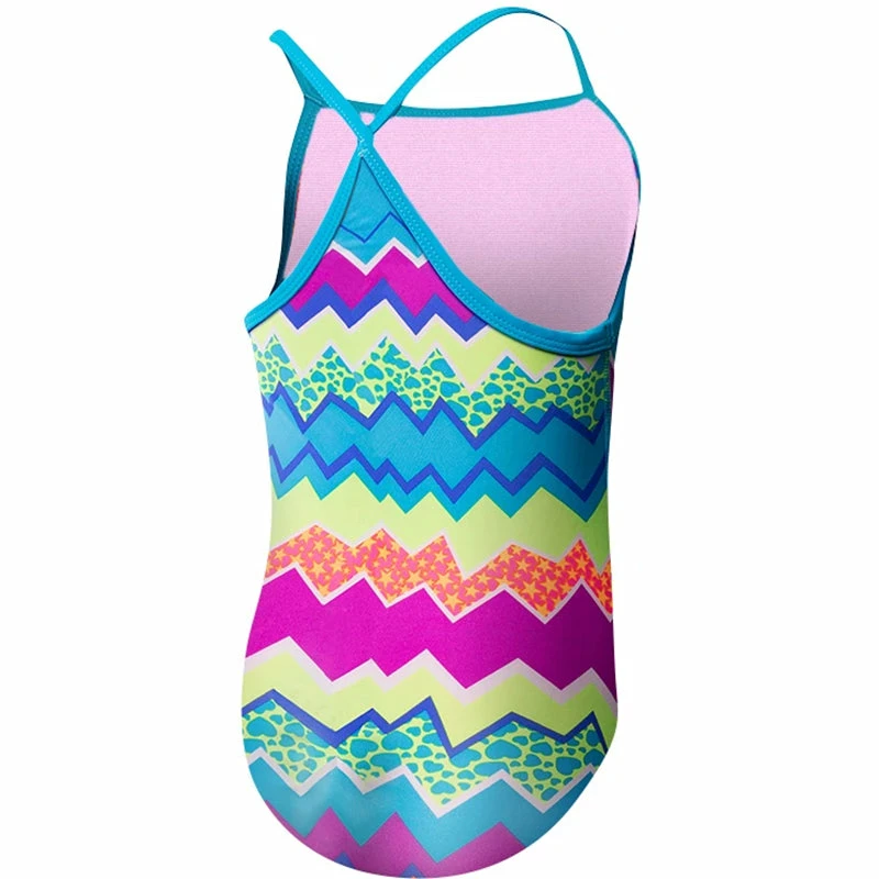 TYR - Swirl Pool Diamondfit Durafast Light Girls Swimsuit 4 TYR - Swirl Pool Diamondfit Durafast Light Girls Swimsuit - Image 2