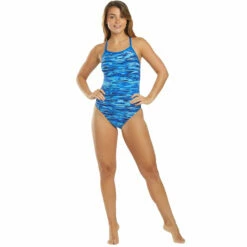 TYR - Hydra Diamondfit Ladies Swimsuit - Blue -UK Swimsuit Sales 2024 tyr hydra diamondfit ladies swimsuit blue 5