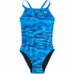 TYR - Hydra Diamondfit Ladies Swimsuit - Blue -UK Swimsuit Sales 2024 tyr hydra diamondfit ladies swimsuit blue 8
